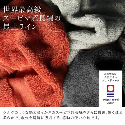 (今治タオル)グランフェイスタオル4枚＜チャコール＞ヒオリエ I001940FT4CGY