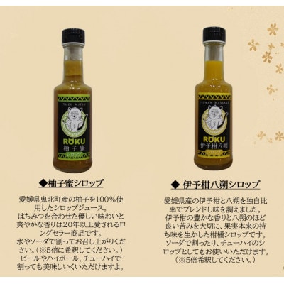 【さとふる限定】今治産天然真鯛だし調味料と柑橘シロップ全5本セット