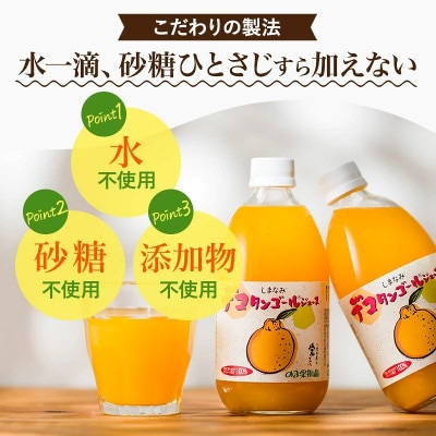 のま果樹園のしまなみデコタンゴールジュース(500ml/12本)