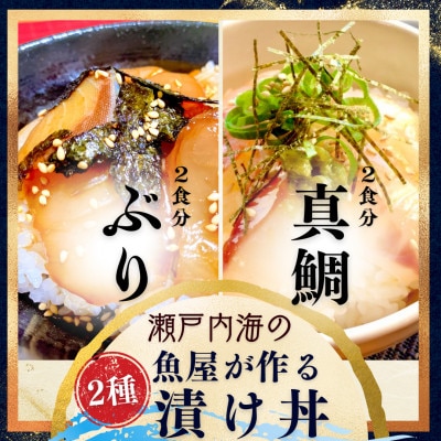 魚屋の漬け丼2種【V001750】