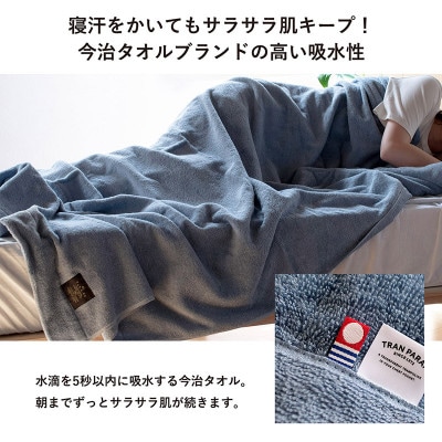 (今治タオル)クーベルチュールタオルケット スタンダード(ブルーグリーン)【I003470BG】