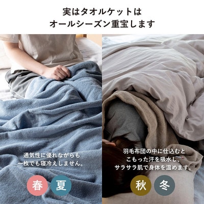 (今治タオル)クーベルチュールタオルケット スタンダード(ベージュ)【I003470BE】