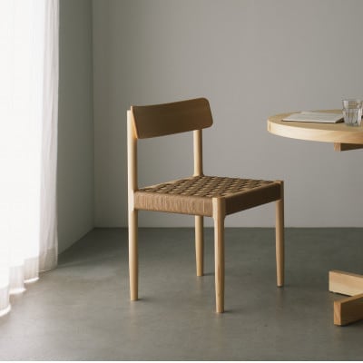奈良県産ヒノキ 無垢材のダイニングチェア May Chair