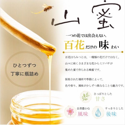【非加熱】山蜜(奈良県十津川村産)百花はちみつ 70g