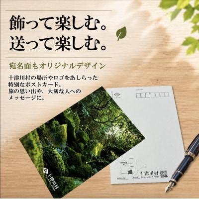 【ふるさと納税限定】十津川村風景ポストカードセット 5枚入り　四季