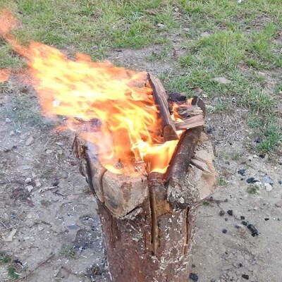 【キャンプで大活躍】スウェーデントーチ セット(120サイズ) 着火支援材付きで初心者でも安心