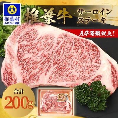 宮崎県産 椎葉牛 サーロインステーキ【200g】TK-25