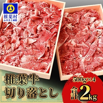 宮崎県産 椎葉牛 切り落とし【2kg】TK-30