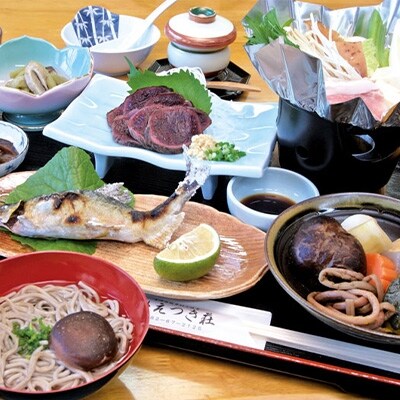 【宿泊券】民宿 ひえつき荘 1泊2日朝食・夕食付プラン(子供1名:2歳～小学生)