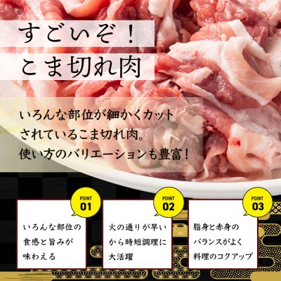 THE HOUBOQ 豚肉こま切れ【合計10Kg】 HB-50