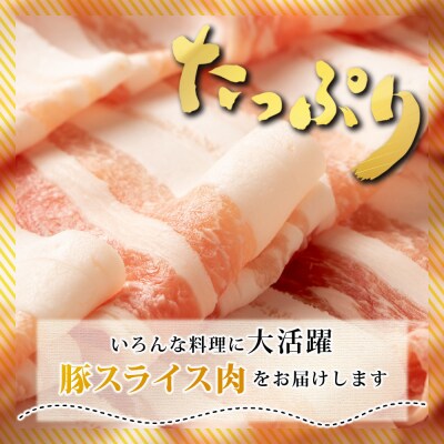 【訳あり】THE HOUBOQ 魅力の満足セット 豚肉 スライス肉指定バージョン【合計2.5kg】