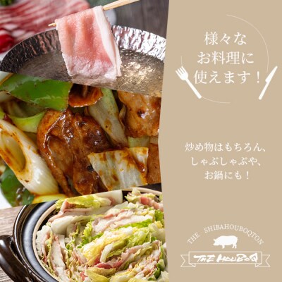 【数量限定】THE HOUBOQ こだわりの豚バラ 合計650g HB-113