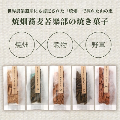 椎葉村の焼畑農家がつくった よもぎクッキー【手づくりの焼菓子】