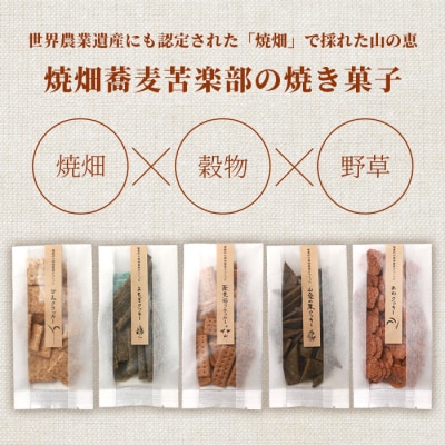 椎葉村の焼畑農家がつくった 蕎麦粉クラッカー【手づくりの焼菓子】