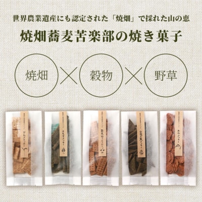 椎葉村の焼畑農家がつくった 山桑の葉クッキー【手づくりの焼菓子】