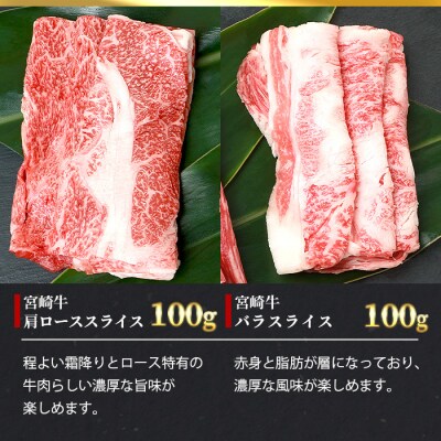 【3D冷凍】宮崎牛 6部位 食べ比べ スライスセット【3D冷凍技術】【急速冷凍】