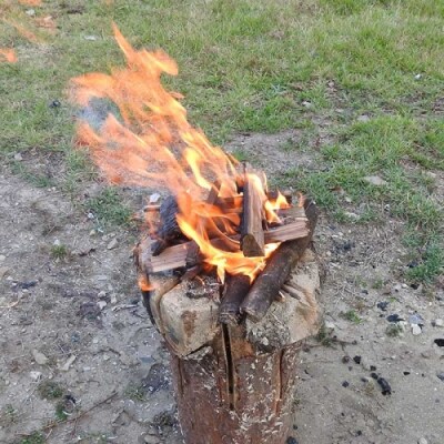 【キャンプで大活躍】スウェーデントーチ セット 着火支援材付きで初心者でも安心【ウッドキャンドル】