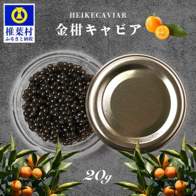 世界三大珍味×日本三大秘境】HEIKE CAVIAR 金柑キャビア 20g SZ-127