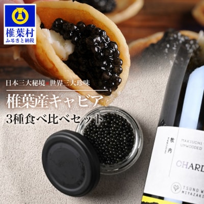 【世界三大珍味×日本三大秘境】HEIKE CAVIAR3種食べ比べセット20g×3【簡易包装】