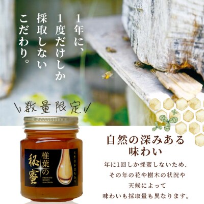 【秘境を味わう】椎葉の秘蜜 【150g×4本】国産天然はちみつ【数量限定】 MS-09