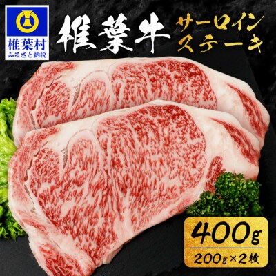 宮崎県産 椎葉牛 サーロインステーキ 200g×2枚 計400g TK-84