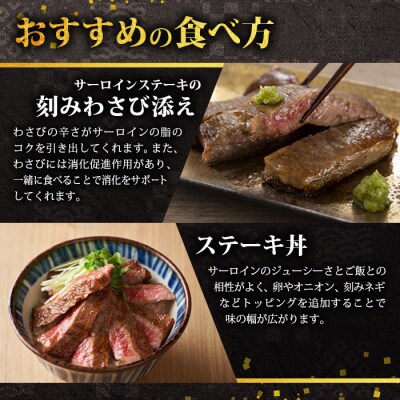 宮崎県産 椎葉牛 サーロインステーキ 200g×2枚 計400g TK-84