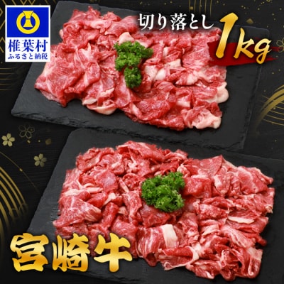 宮崎牛 切り落とし 1kg TK-93