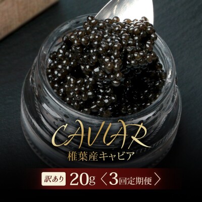 【3回定期便】【訳あり】国産 キャビア HEIKE CAVIAR 20g × 3回 計60g