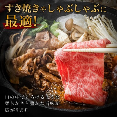 【A5ランク】 宮崎牛 すき焼き 2種 食べ比べ 肩ロース210g・牛もも210g 計420g