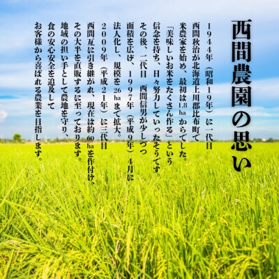 令和7年産 特別栽培米 おぼろづき みがき玄米 5kg 【西間農園】1005-011