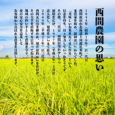 令和7年産 特別栽培米 ななつぼし 精米 5kg 【西間農園】