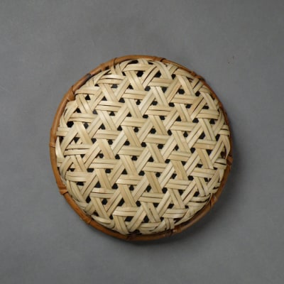 北の竹工房　燻煙千島笹鉄線盛籠