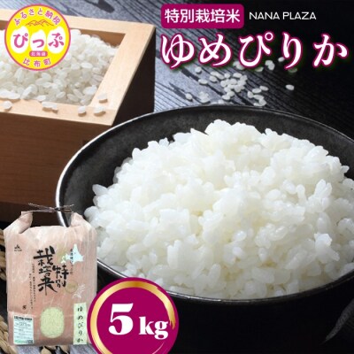 令和7年産 特別栽培米ゆめぴりか 5kg【ナナプラザ】