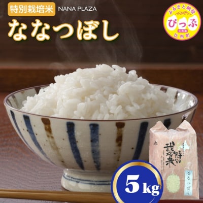 令和7年産 特別栽培米ななつぼし 5kg【ナナプラザ】