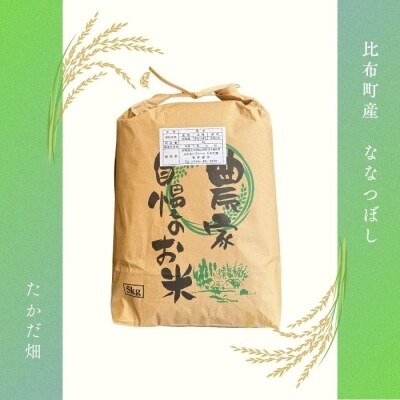 【令和8年産 新米先行受付】ななつぼし 精米5kg【たかだ畑】