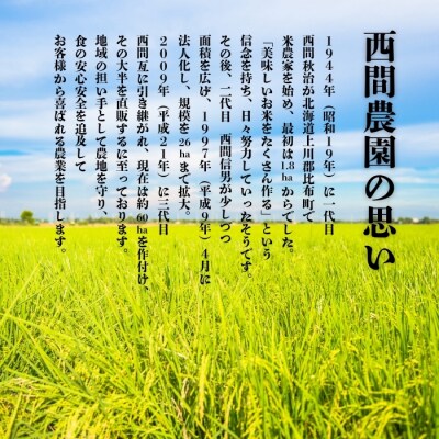 2024年産 特別栽培米 ゆめぴりか 精米 5kg 【西間農園】 