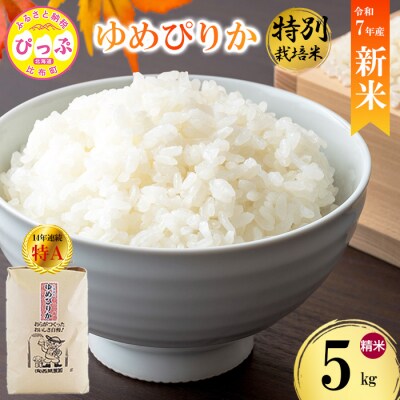 【先行受付】【西間農園】特別栽培米 ゆめぴりか 精米 5kg 【11月から12月上旬発送】