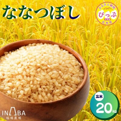 令和7年産 ななつぼし 玄米 20kg【稲場農場】