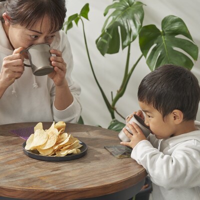 希釈用乳酸菌飲料を親子で美味しく飲もう　ジガー・マドラー・マグセット