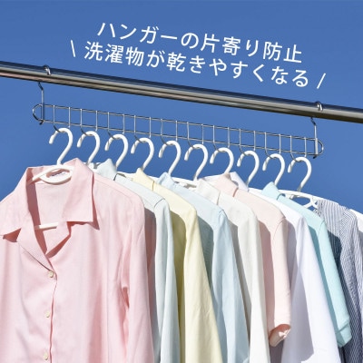 オールステンレス　10連ハンガー　2個組
