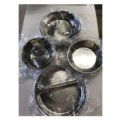 アウトドア食器ステンレス4種(各2枚)セット