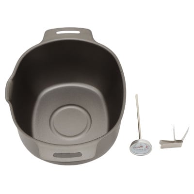 創燕　鉄製揚げ物鍋(楕円)温度計付　SE-70