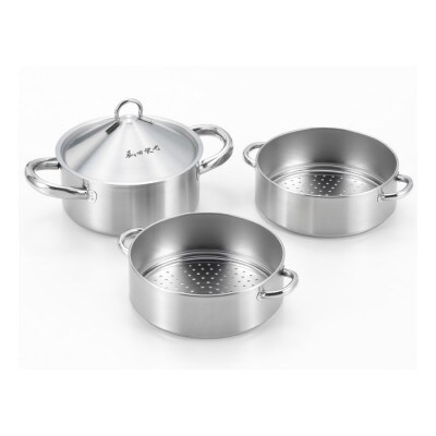 菰田欣也 飲茶蒸し鍋(16cm 3段)×1個