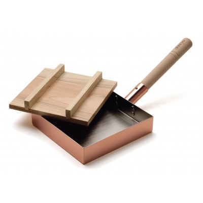 人気ブランド 海外通販 - 国内入手困難 ダンチュウ 純銅玉子焼18×18cm(木蓋付) 新潟県燕市 | DA-37 調理器具