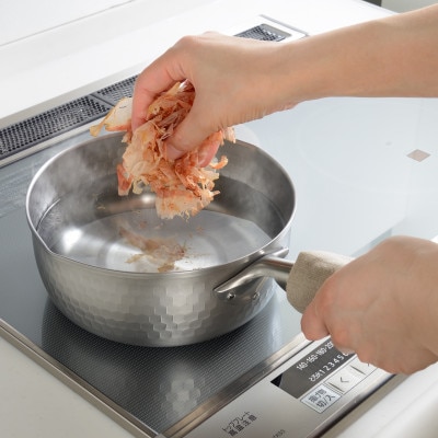 DA-45 ダンチュウ IH対応 ステンレス雪平鍋 18cm