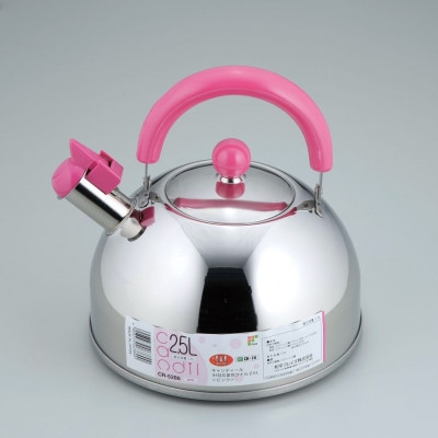 CR-5286 キャンディール IH笛吹ケトル 2.5L ピンク
