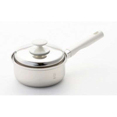 【メイド・イン・ツバメ】三層鋼　片手鍋16cm ふた付き1個