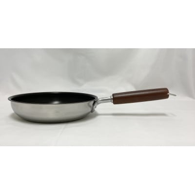 熱伝導のよい二層鋼内面フッ素樹脂加工・フライパン20cm