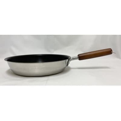 熱伝導のよい二層鋼内面フッ素樹脂加工・フライパン20cm&26cmセット