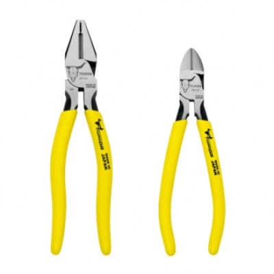 TSUNODA最上位モデルでDIYを!ニッパー & ペンチ塩ビグリップ 2点セット (TND-13)